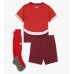 Maillot de foot Suisse Domicile vêtements enfant Europe 2024 Manches Courtes (+ pantalon court)